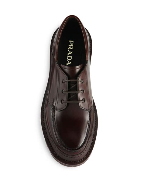 prada derbies homme|Prada Derby Shoes for Men .